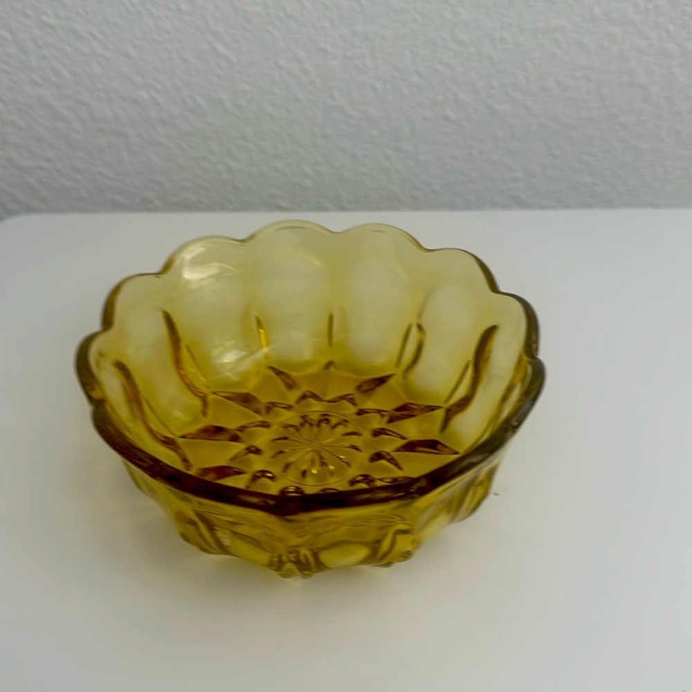 Vintage glass bowl